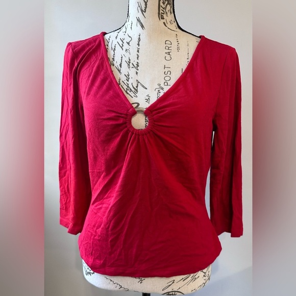 ❤️❤️Express Women’s Red Blouse - Size Large (NWT)❤️❤️ - Picture 1 of 9